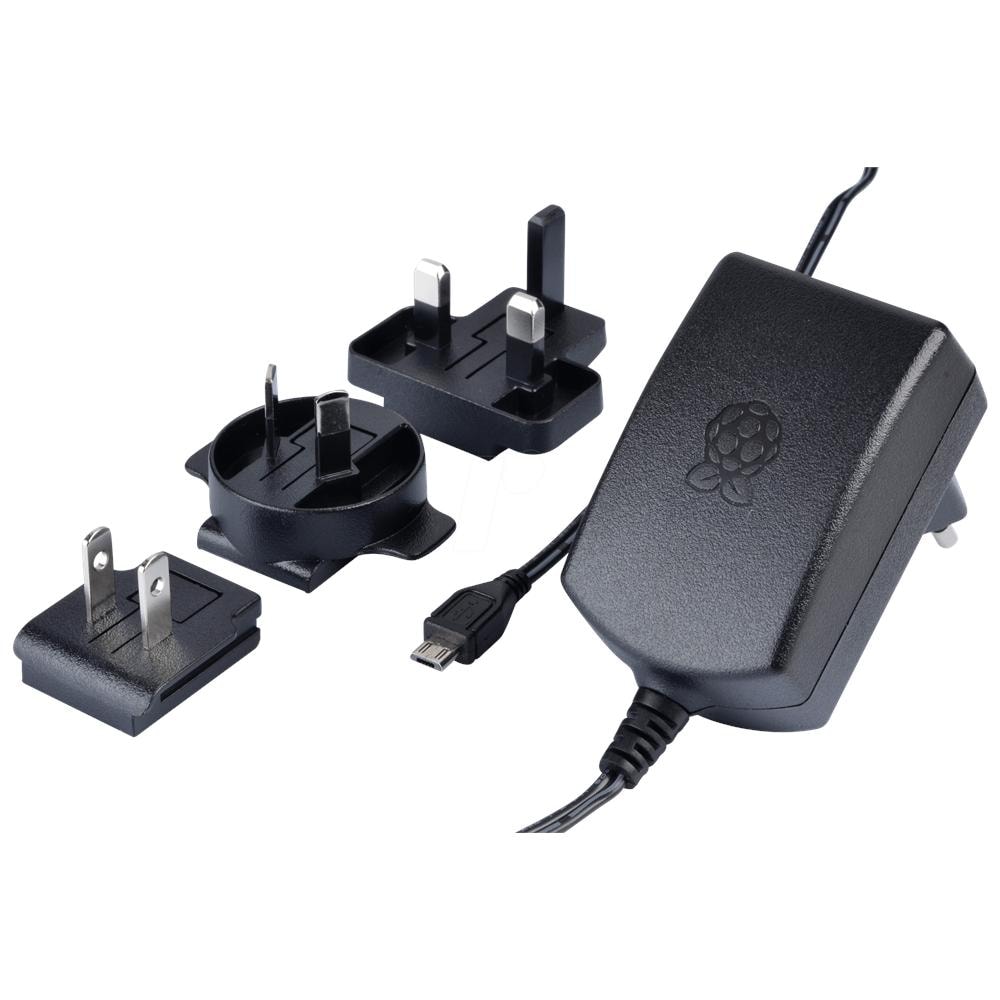 Pi 3 Netzteil, schwarz - Foto 2