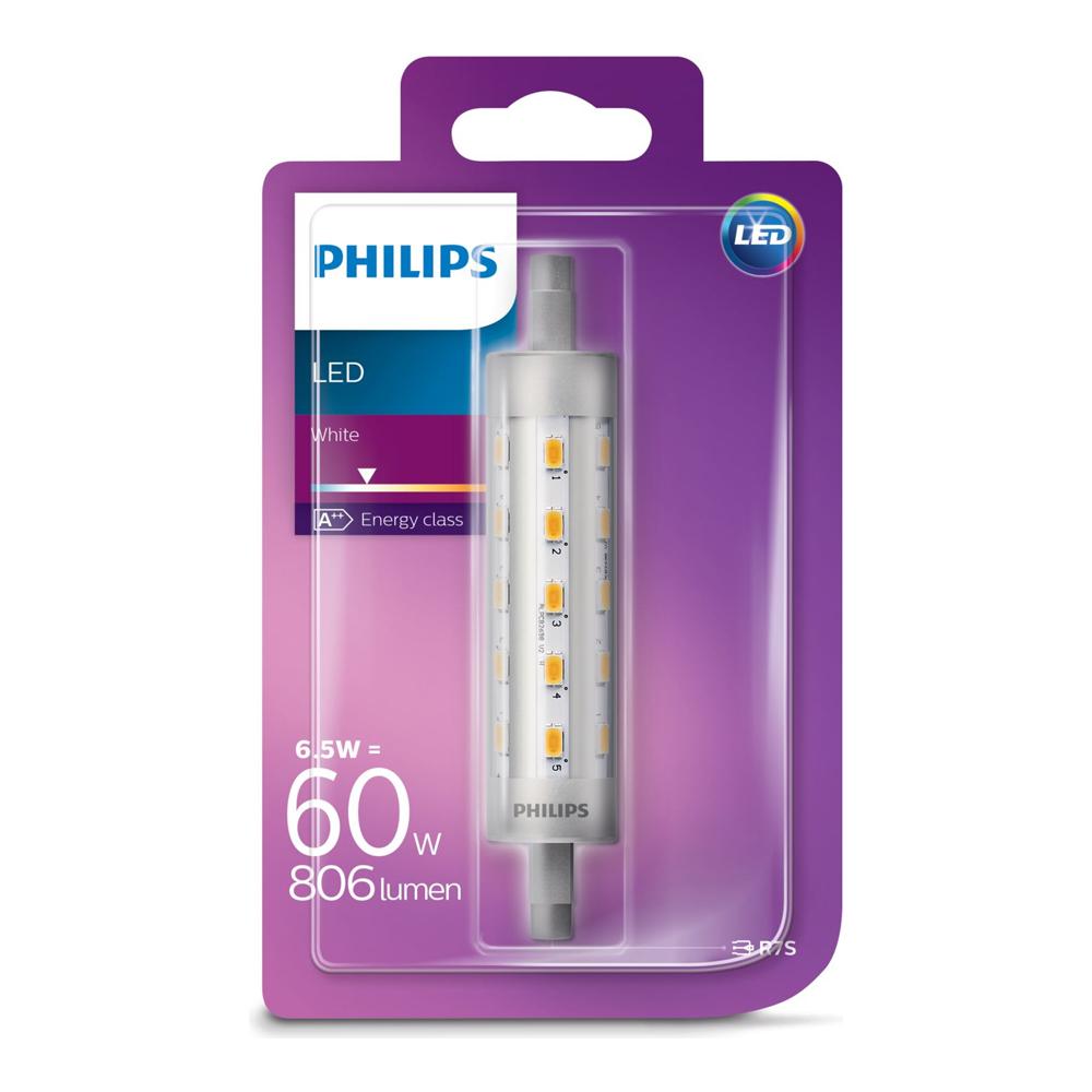 Lampadina LED Lineare Non Dimmerabile, Luce Bianca, Plastica, Argento, 6.5 watts - Foto 2