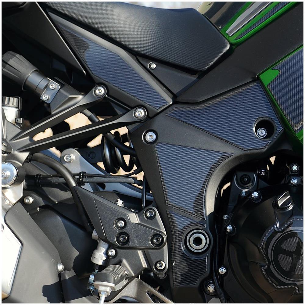 Adesivi 3d Protezioni Laterali 03 Compatibili Con Kawasaki Z1000sx 2017-2019 - Foto 2