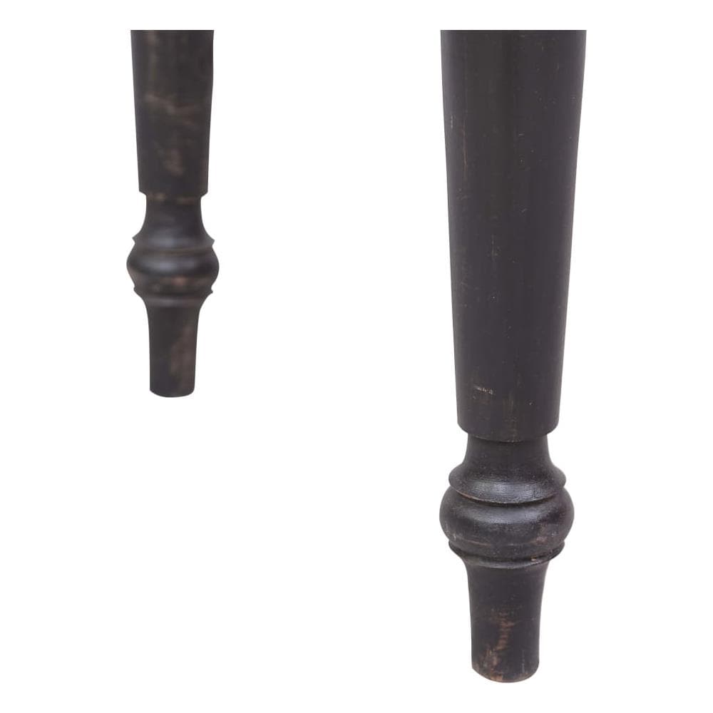 Scrivania Con 3 Cassetti 117x57x75 Cm In Mogano Massello - Foto 8