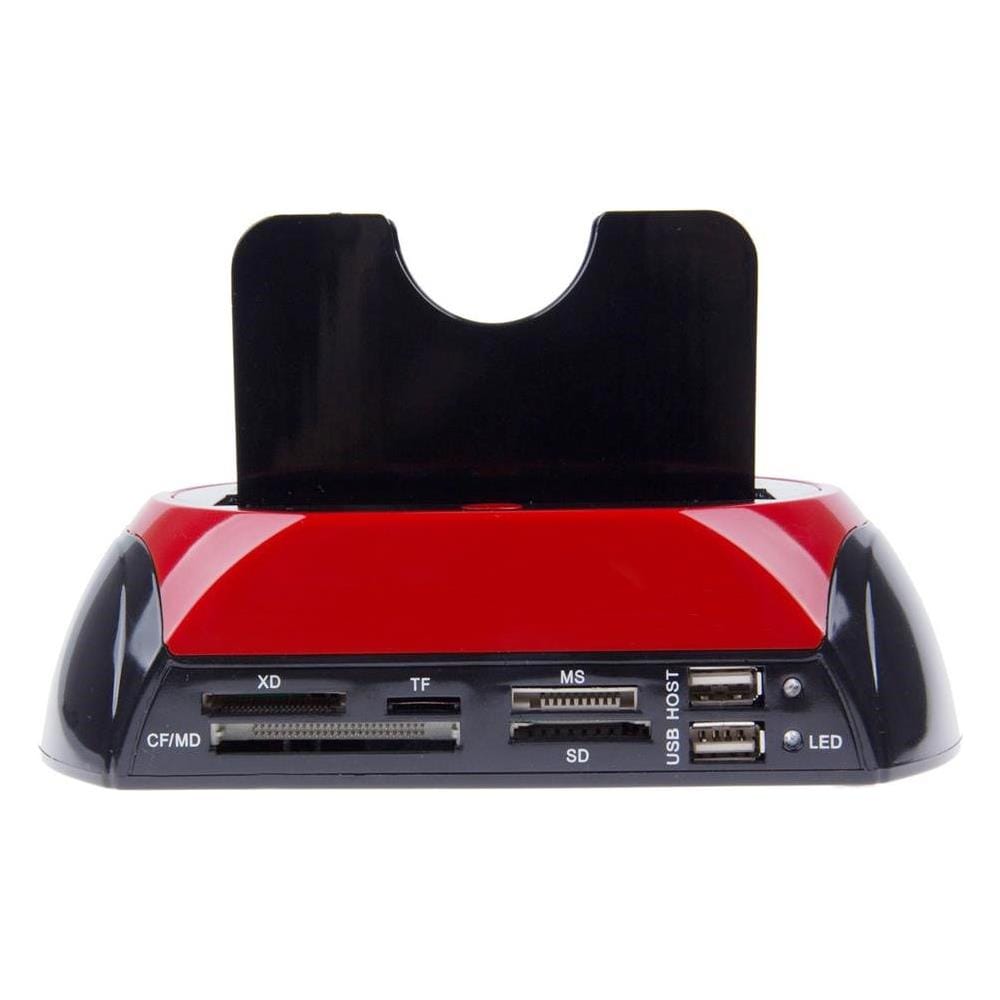 Docking Station 2 Hard Disk 2.5 3.5 Sata Ide E-sata Usb 2.0 3.0 E Lettore Hdd Sd - Foto 2