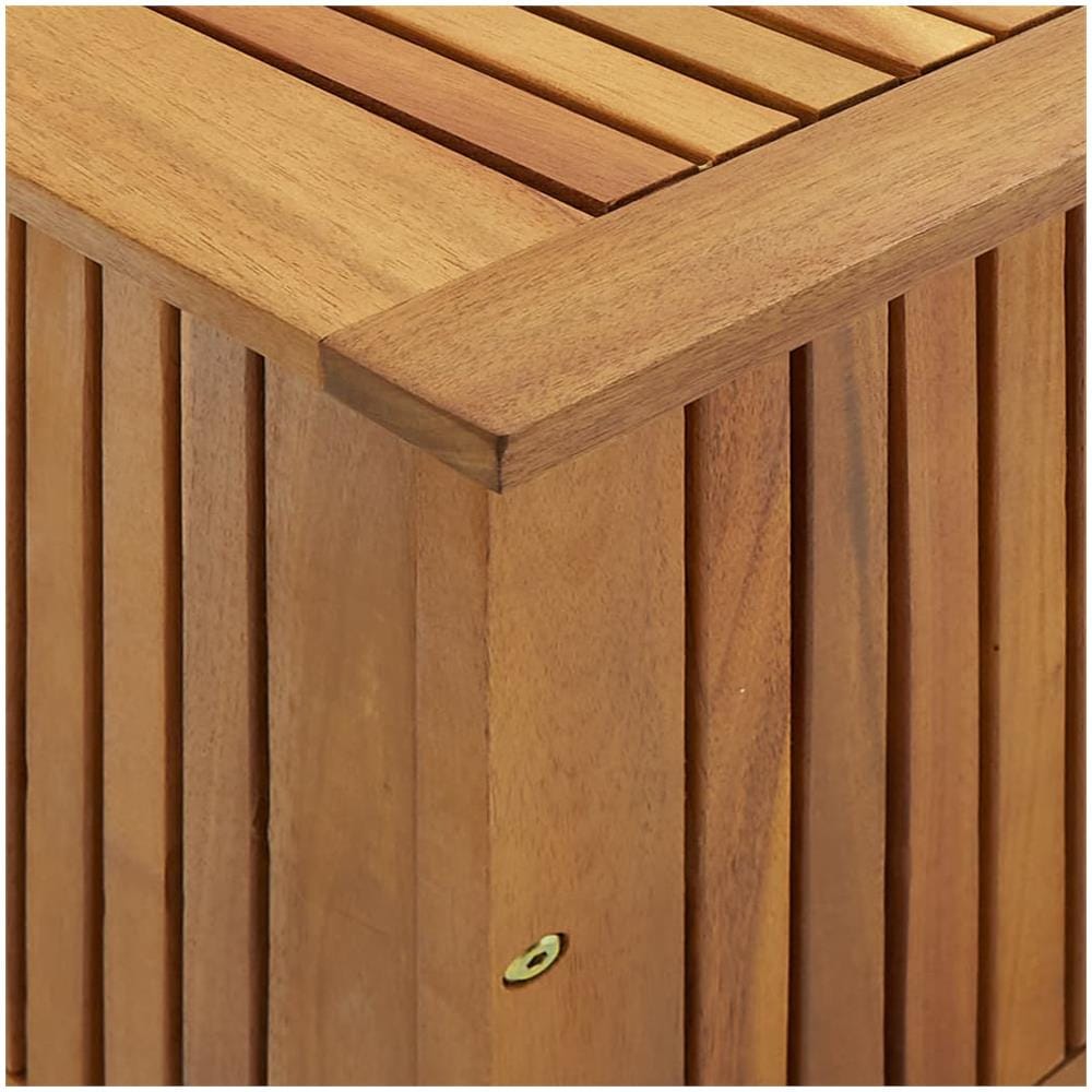 Baule da Giardino 90x50x58 cm in Legno Massello di Acacia - Foto 2