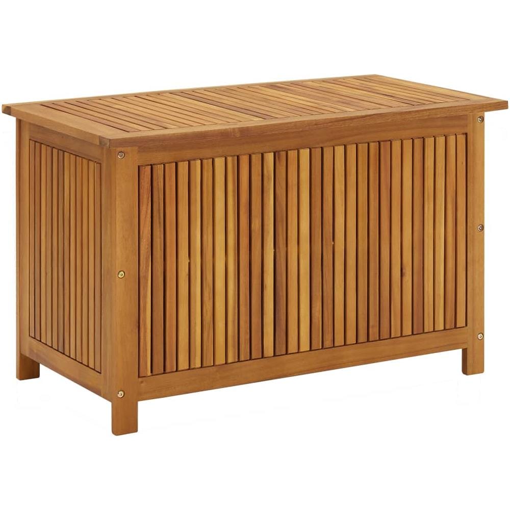 Baule da Giardino 90x50x58 cm in Legno Massello di Acacia - Foto 1