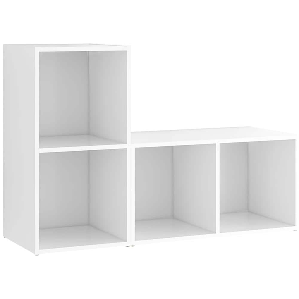 Mobili Porta TV 2 pz Bianco 72x35x36,5 cm in Legno Multistrato - Foto 1