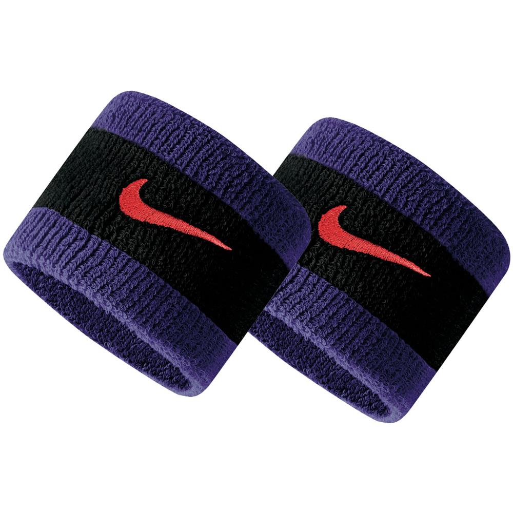 Coppia Polsini Tennis Doppia Altezza Swoosh Doublewide Wristbands - Foto 2