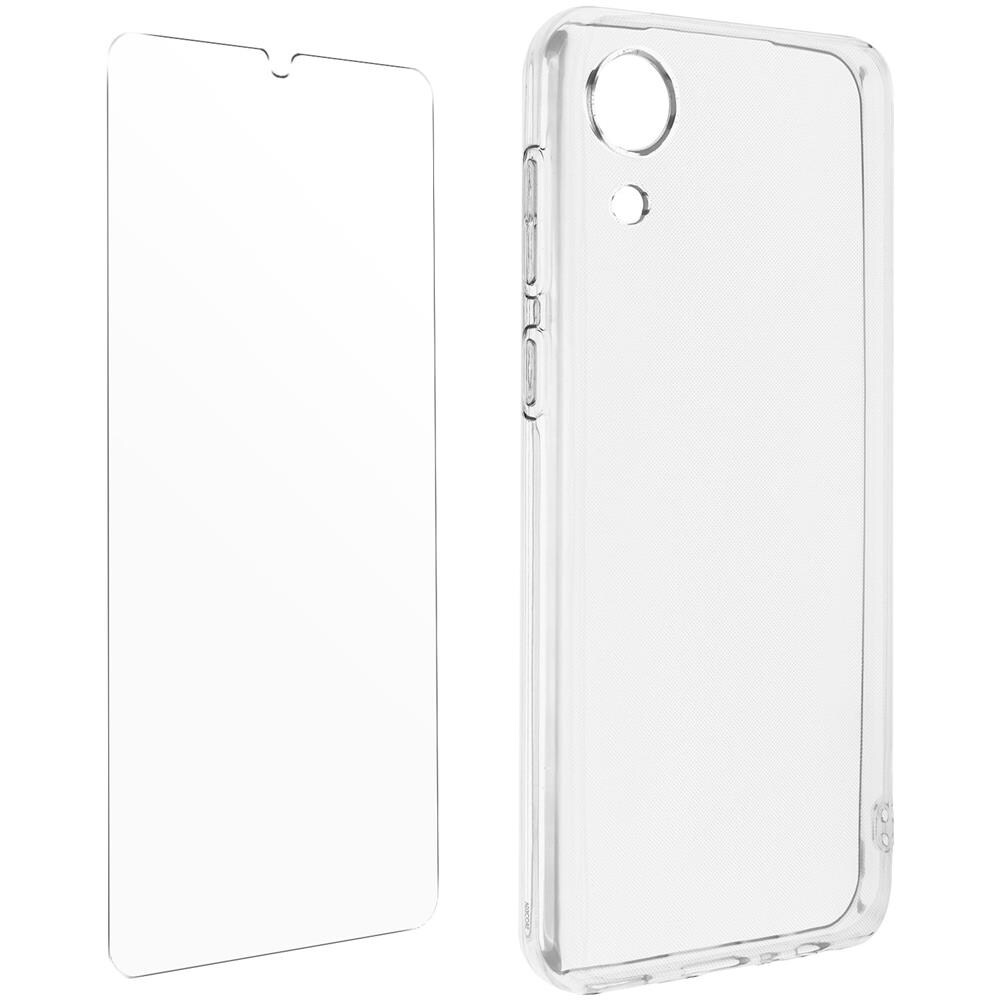 Cover Silicone Samsung Galaxy A03 Core + Vetro Temperato Trasparente - Foto 1