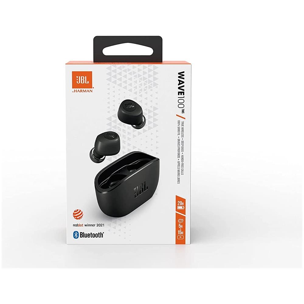 Auricolari WAVE 100TWS Wireless Bluetooth Deep Bass Autonomia 20 Ore Colore Nero - Foto 10