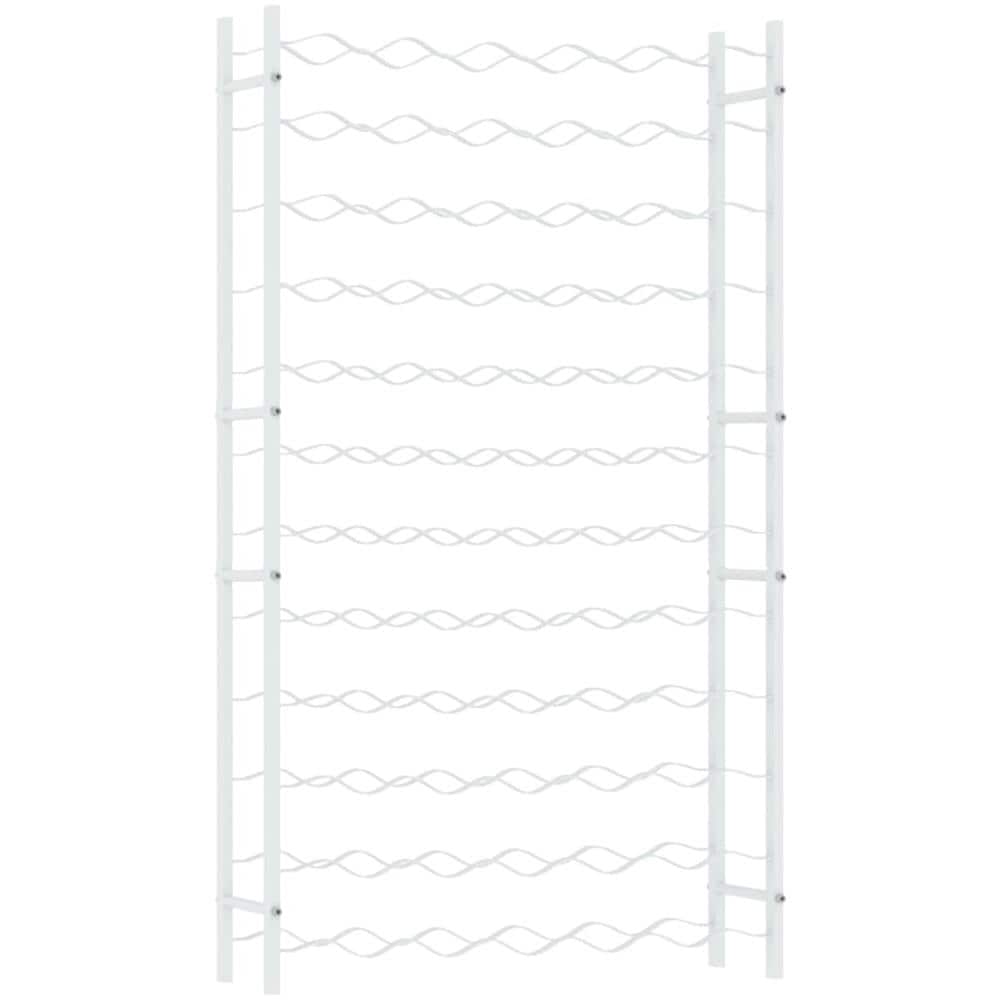 Portabottiglie Per 72 Bottiglie Metallo Bianco - Foto 2