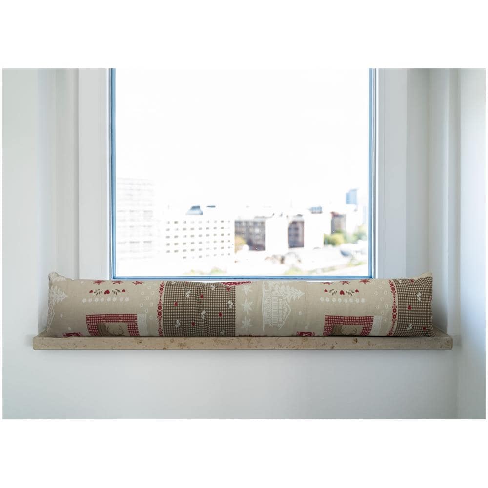 Paraspiffero Decorativo Salsicciotto Porta Finestra Sfoderabile Valbadia 110cm - Foto 2