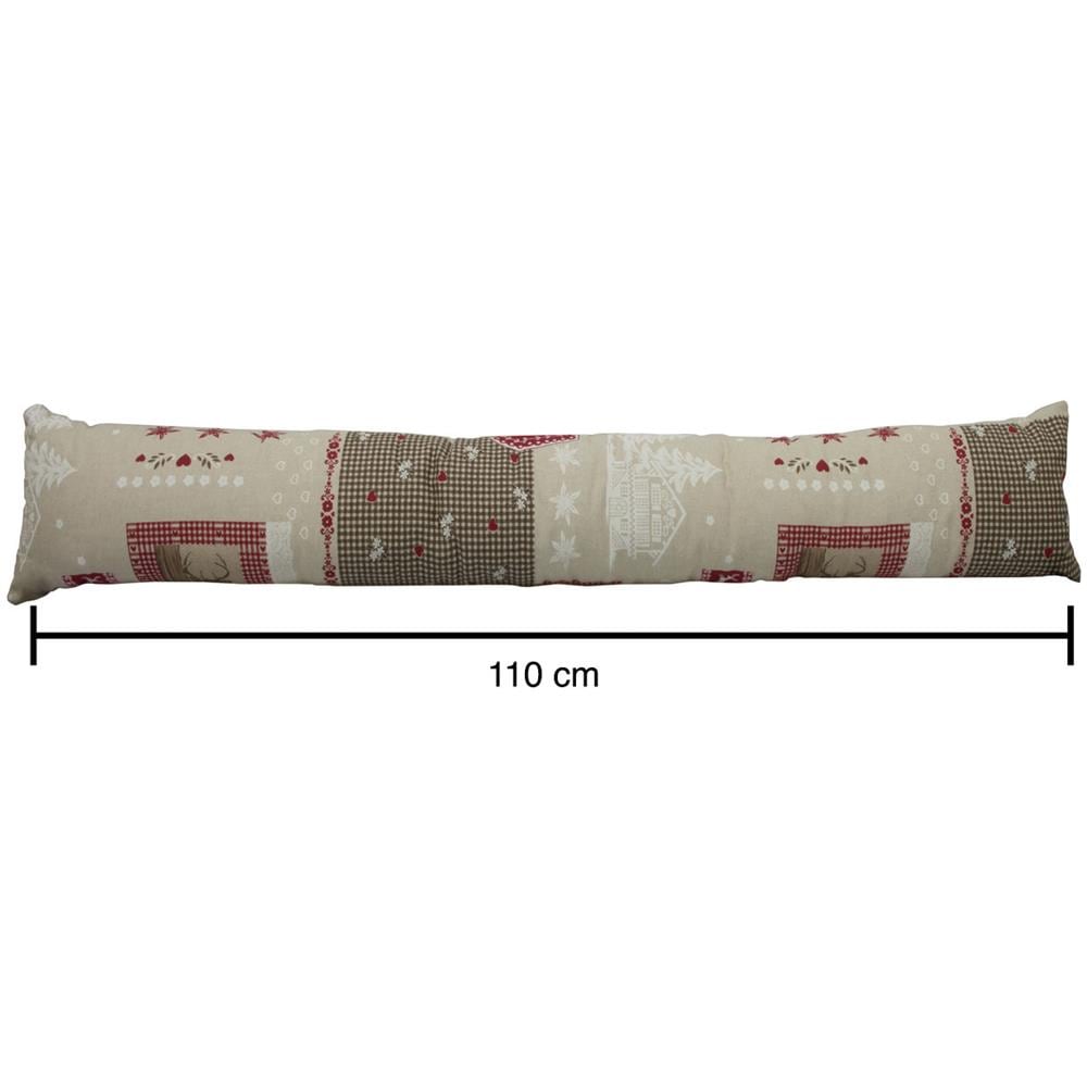 Paraspiffero Decorativo Salsicciotto Porta Finestra Sfoderabile Valbadia 110cm - Foto 5