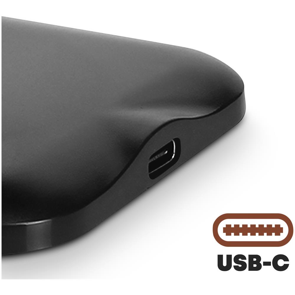 Caricabatterie A Induzione Wireless Qi 15w Con Supporto Regolabile Nero - Foto 2