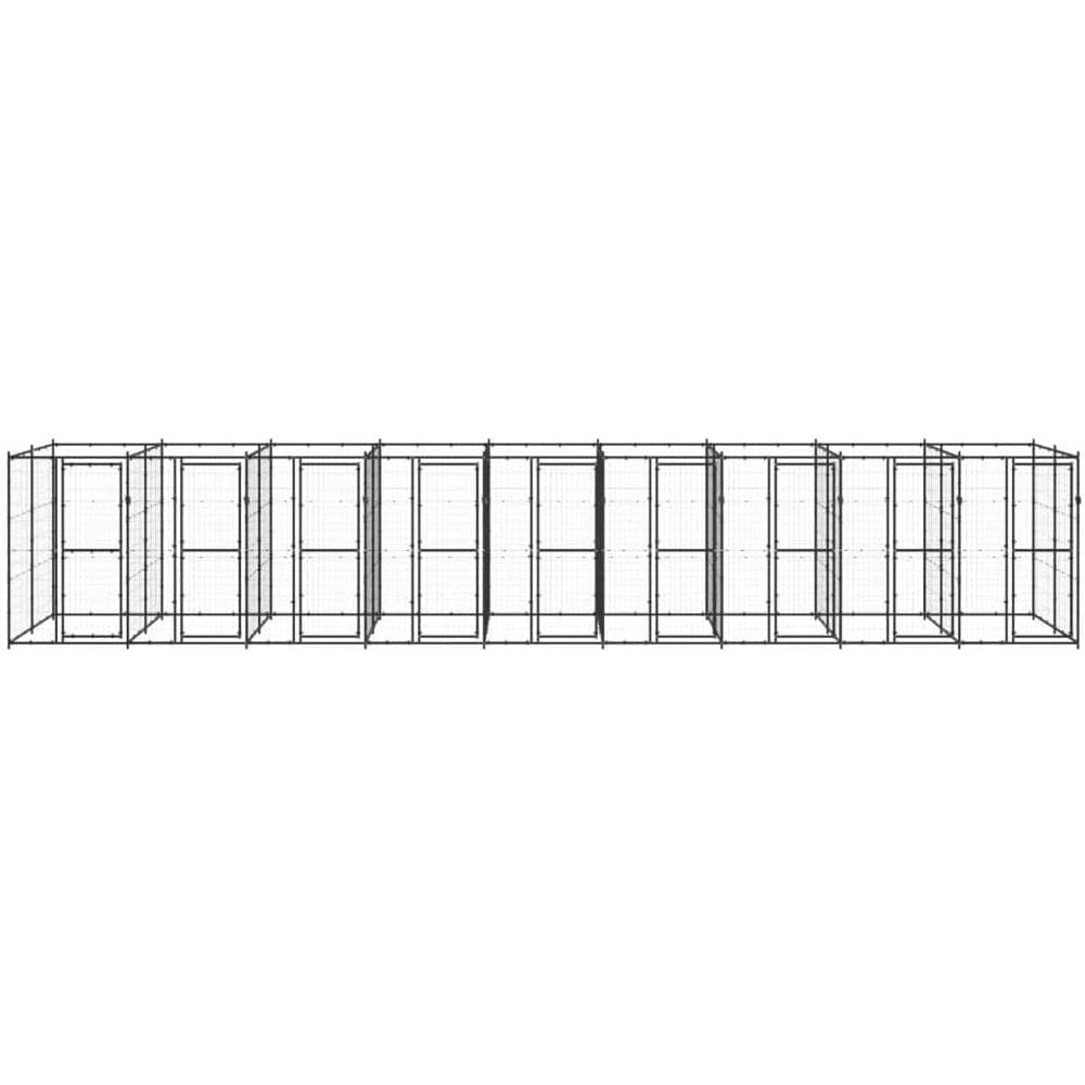 Gabbia Per Cani Da Esterno In Acciaio 21,78 M - Foto 2
