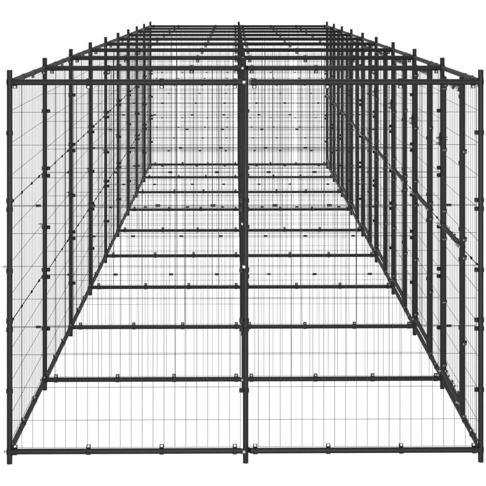 Gabbia Per Cani Da Esterno In Acciaio 21,78 M - Foto 3