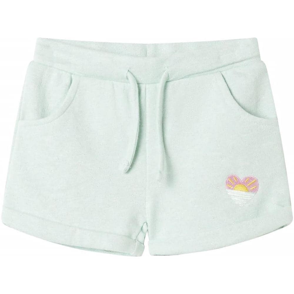 Pantaloncini per Bambini con Coulisse Menta Chiaro Misto 140 - Foto 1
