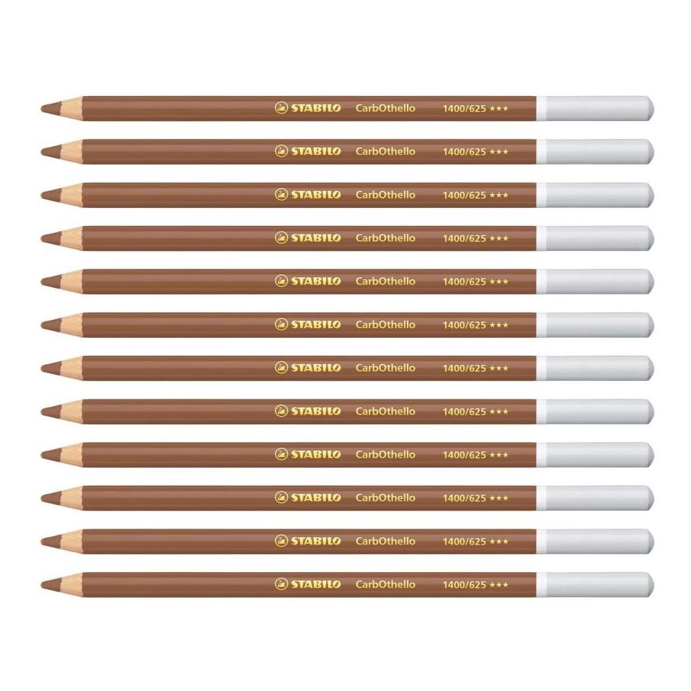 CarbOthello - Matita colorata Premium - Confezione da 12 - Ombra Bruciato - Foto 1