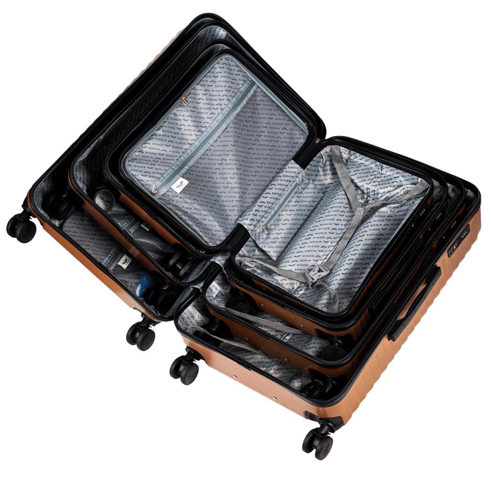 Set di valigie Sea Eagle da 3 pezzi - Rosso, materiale PC - Foto 5