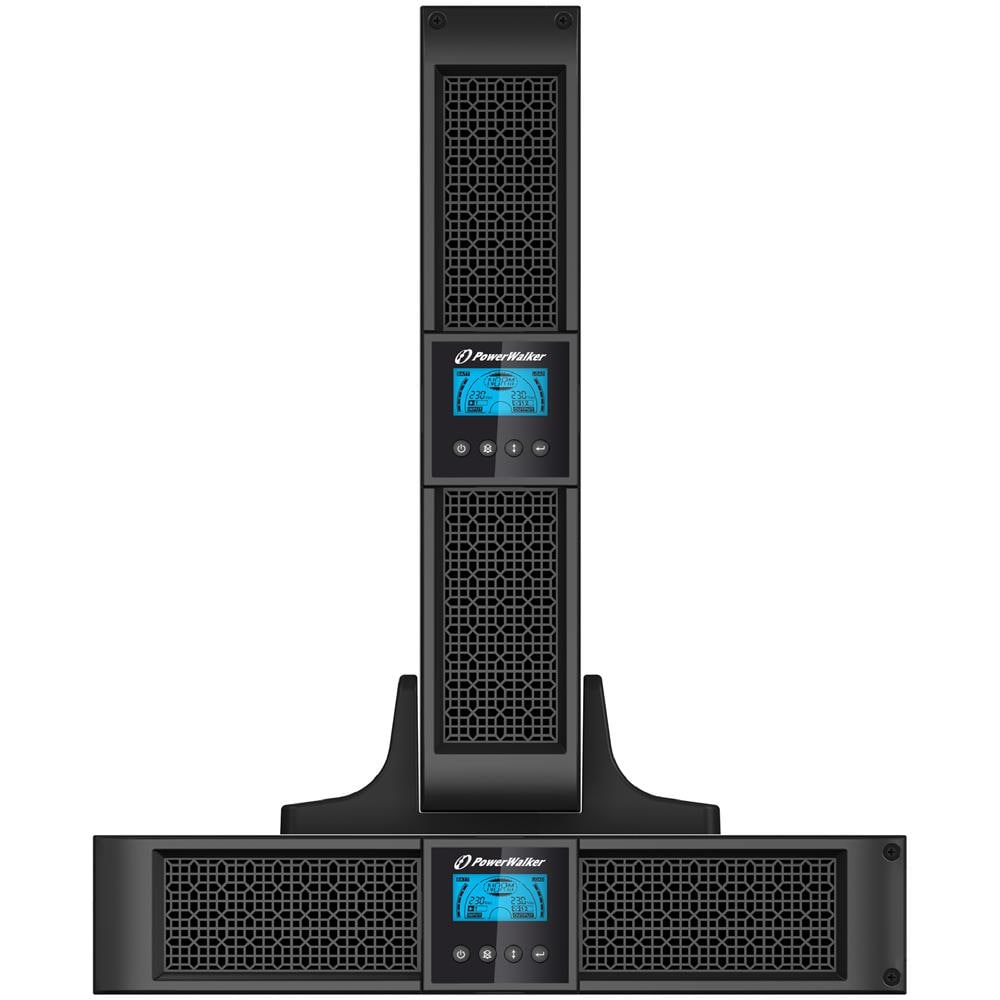BlueWalker VI 1500RT LCD, 1500 VA, 1350W, 154V, IEC 309 516C6, 12V / 9Ah, 4h - Foto 2