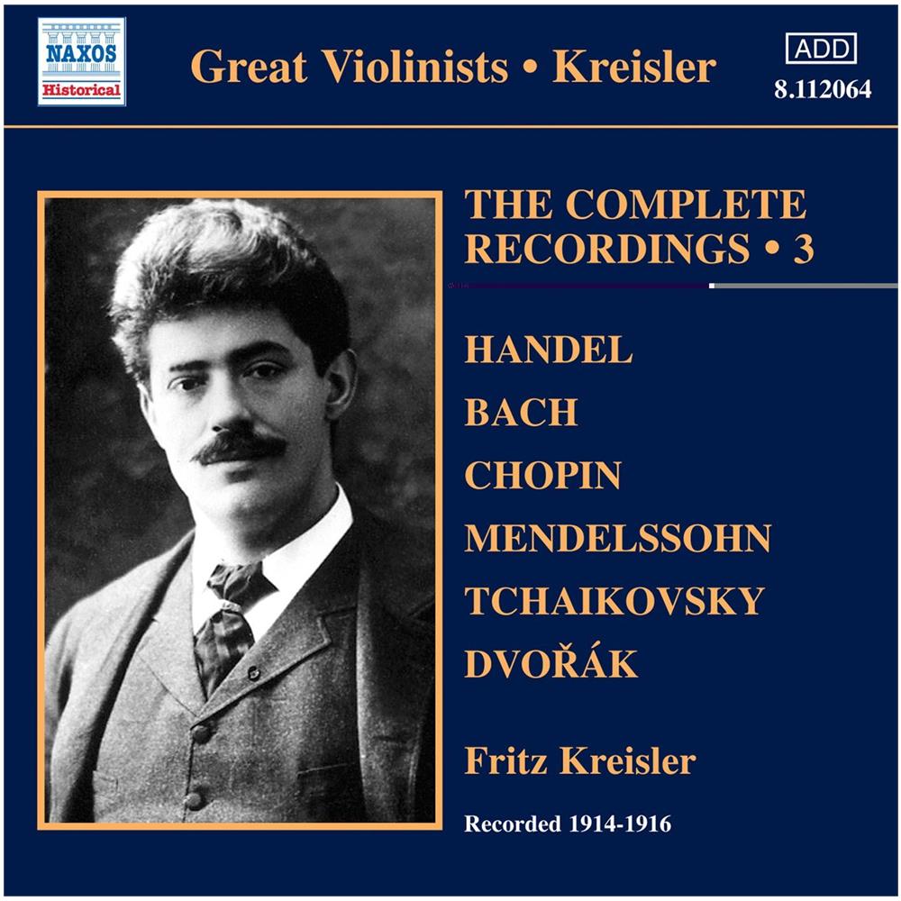 Kreisler Fritz - Integrale Delle Registrazioni, Vol. 3: 1914-1916 - Foto 1