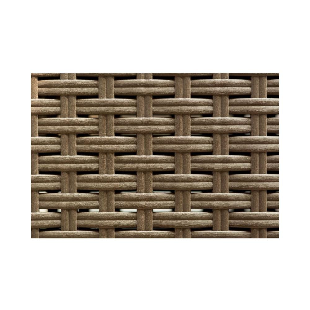 Salotto Giardino 4 Posti Nebraska In Polipropilene Rattan Colore Brown - Foto 2