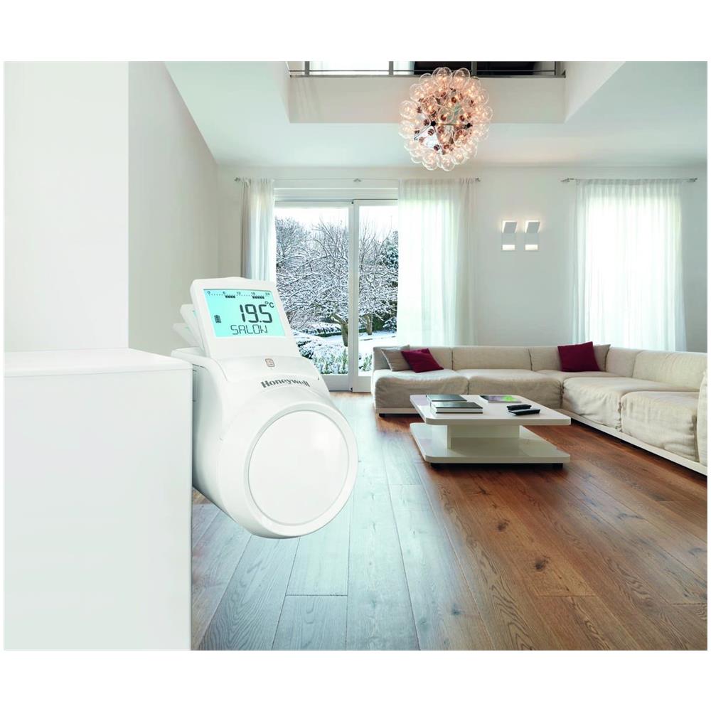 Termostato Evohome Wi-Fi con 2 Teste Termostatiche Colore Bianco - Foto 5