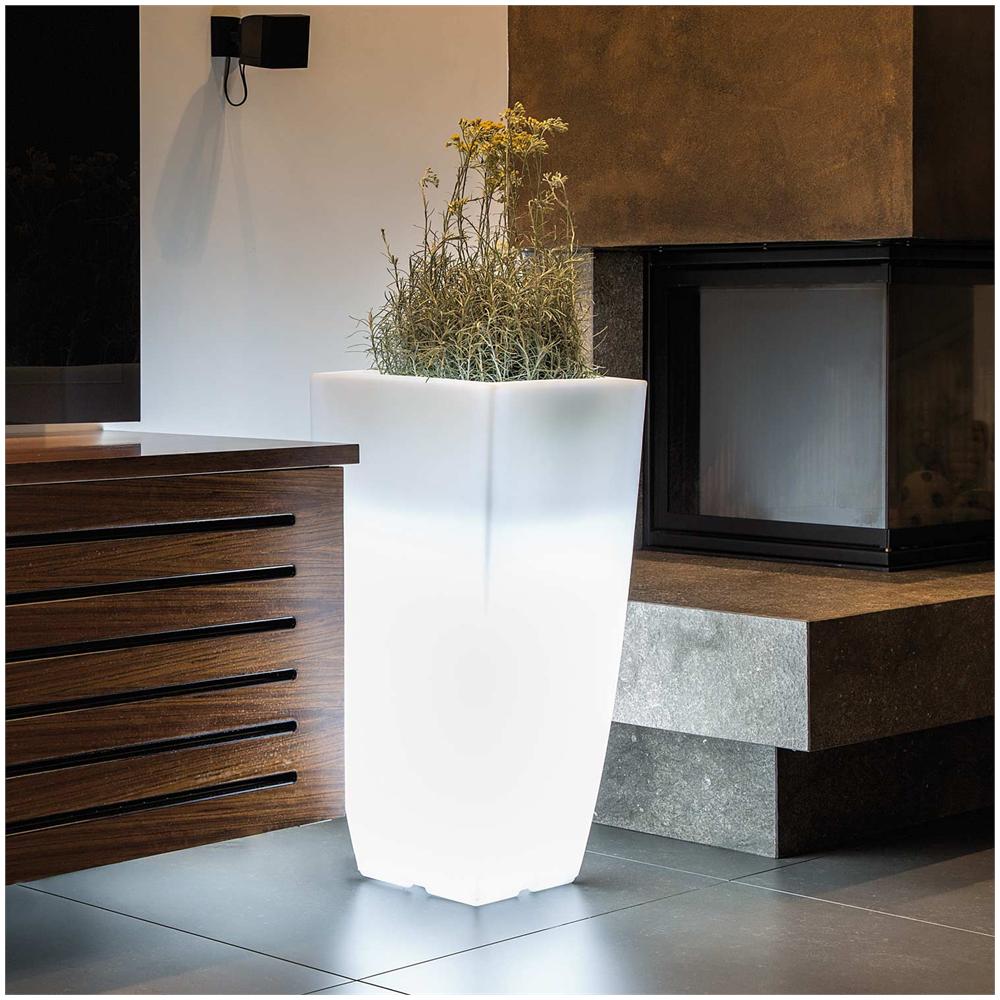 Vaso Agave Quadrato Con Luce Bianca H70 33x33cm - Foto 2