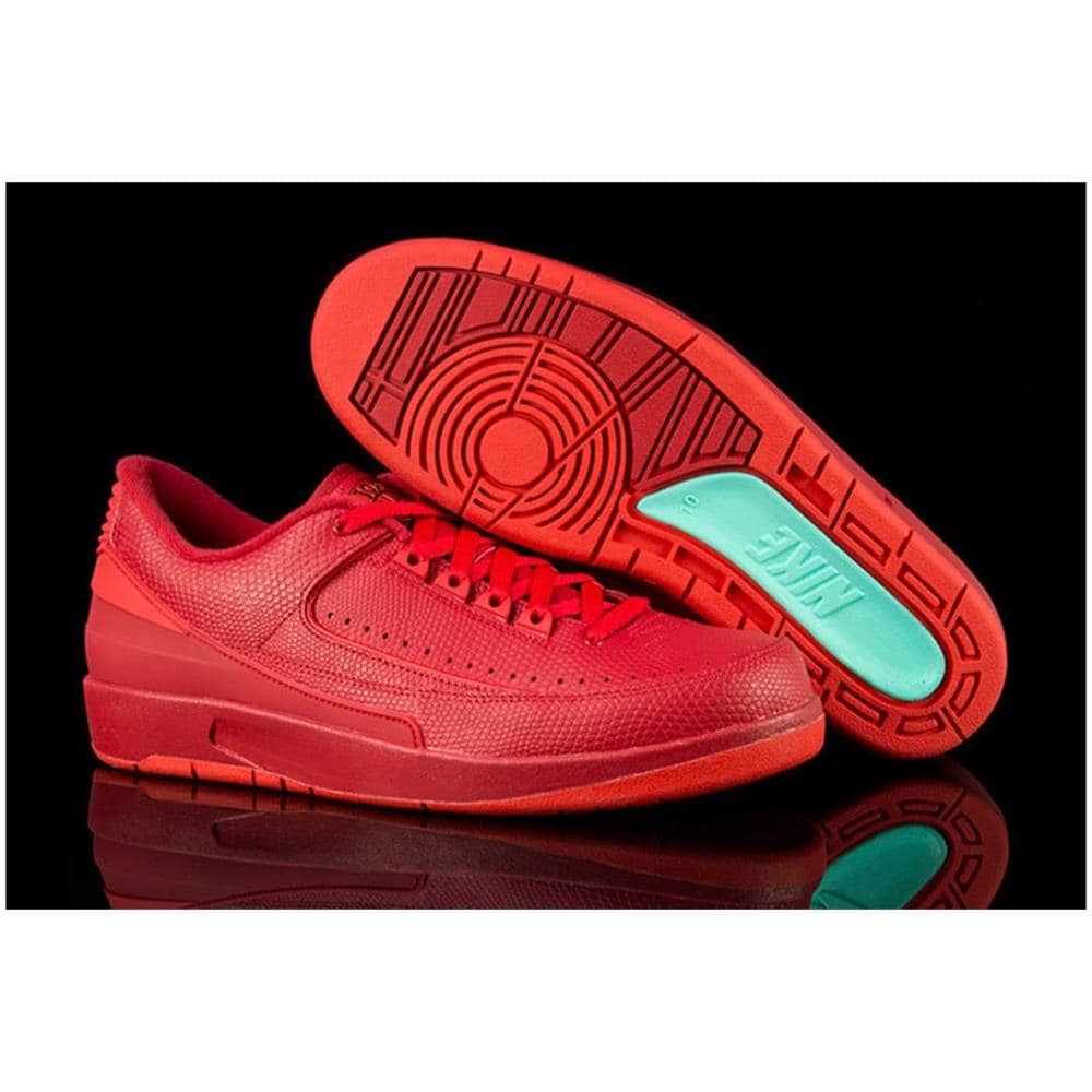 Scarpe Jordan Ii Retro Low 832819606 Taglia 41 Colore Rosso - Foto 4
