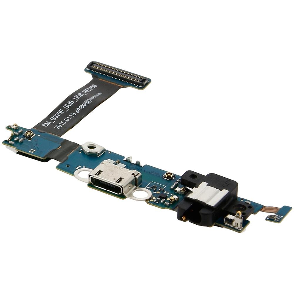 Connettore Di Ricarica Micro Usb + Microfono + Jack Samsung Galaxy S6 Edge - Foto 6