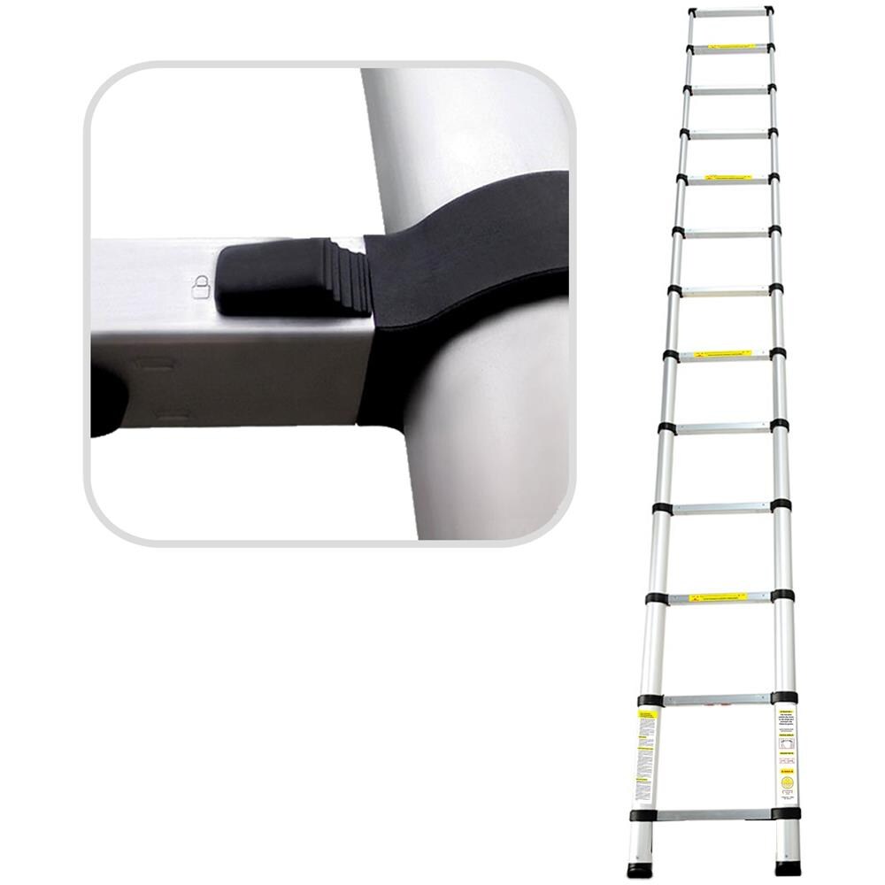 Scala Telescopica, Scala Pieghevole, 3,8 Metri, Borsa Per Trasporto Gratis, En 131, Carico Massimo: 150 Kg - Foto 4