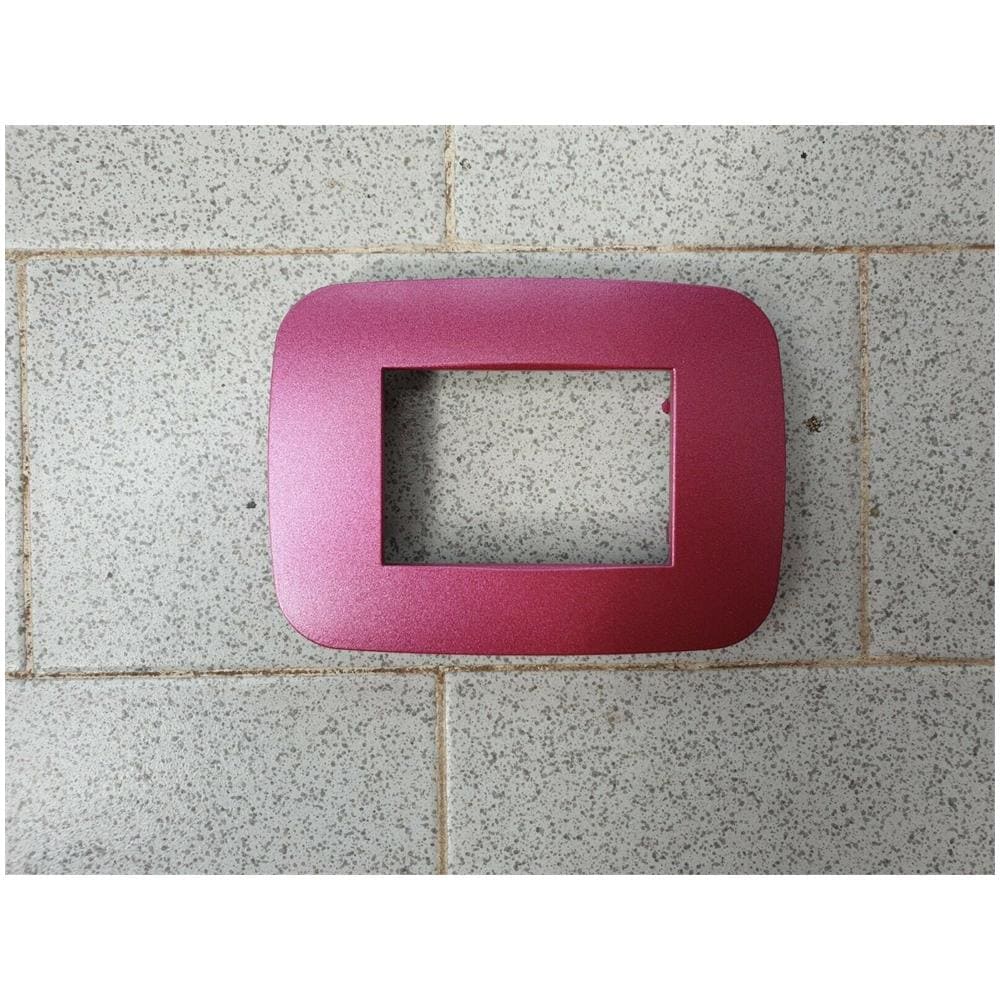 Placca Placchetta Placchette Compatibili Per Serie Axolute Bticino Colorate - Rosa Metallizzato 4 - Foto 1