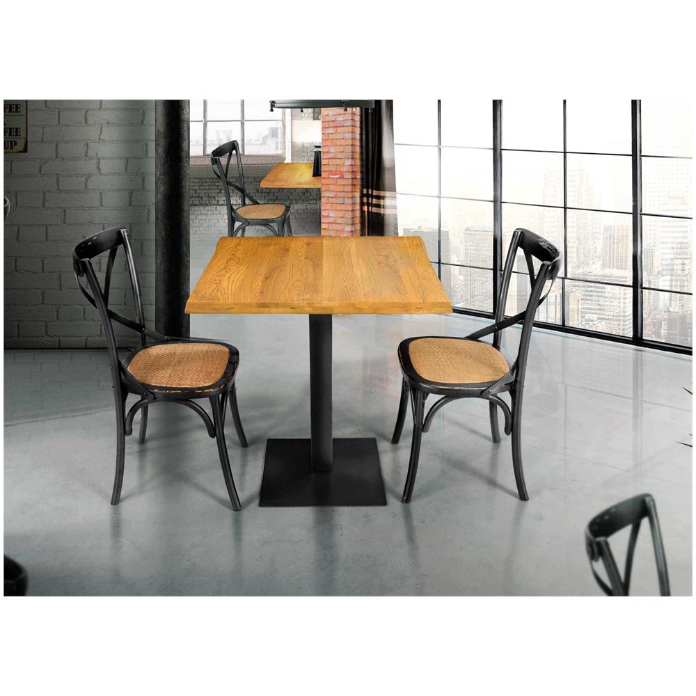 Abby - Sedia Moderna In Legno Con Seduta In Paglia - Foto 2