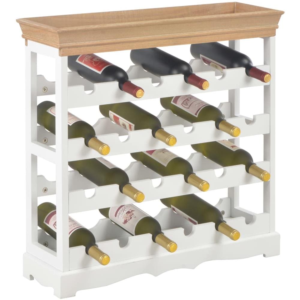 Mobile Portavini Bianco 70x22,5x70,5 Cm In Mdf - Foto 2