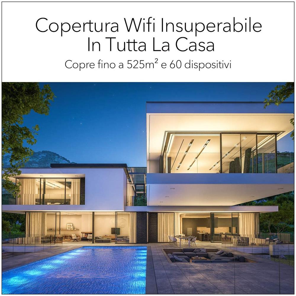 Orbi RBK853 Unità Wi-Fi 6 Mesh, Pacchetto da 3, Copertura fino a 690 m² e più di 60 Dispositivi, Velocità AX6000 Triband - Foto 5