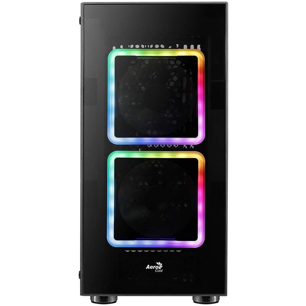TOR - Scatola porta computer, ATX, vetro temperato, 2 ventole RGB 14cm - Foto 2