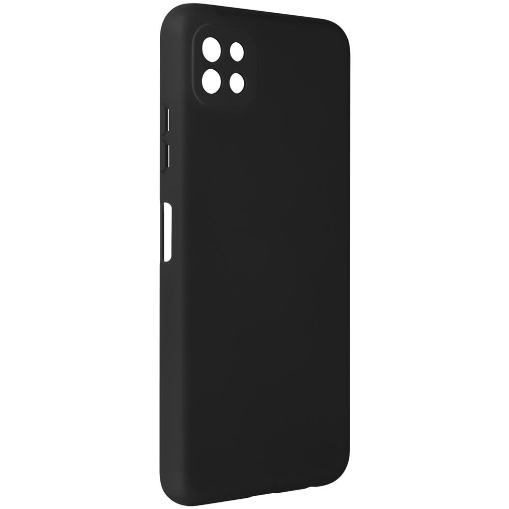 Cover In Silicone Semirigido Per Samsung Galaxy A22 5g, Finitura Soft-touch Nera - Foto 2