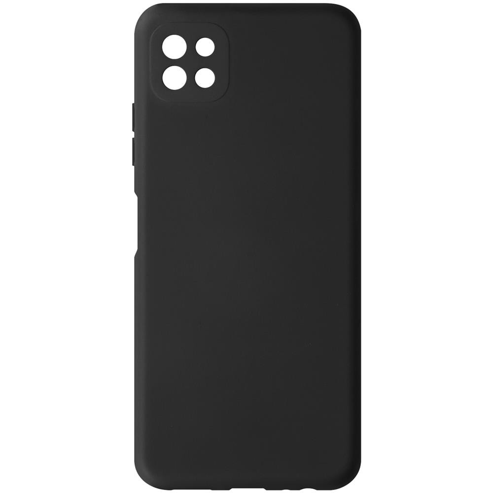 Cover In Silicone Semirigido Per Samsung Galaxy A22 5g, Finitura Soft-touch Nera - Foto 1