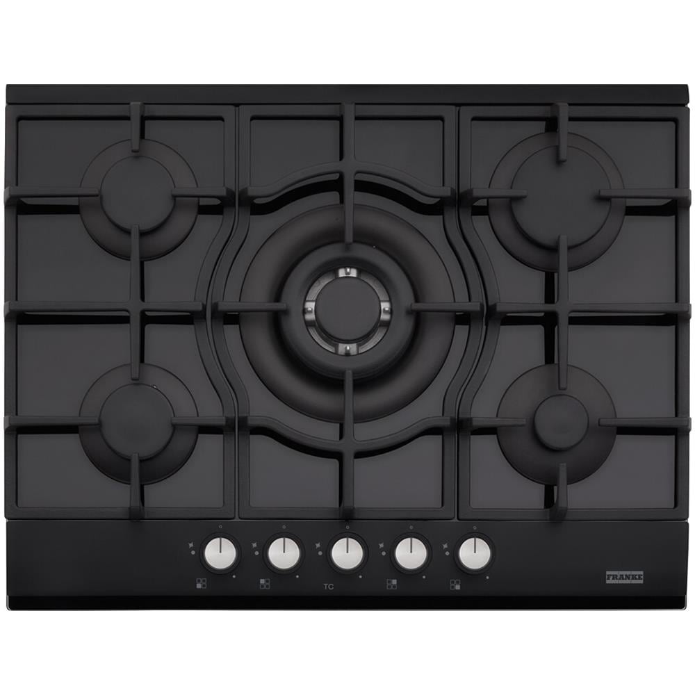 Piano Cottura s FHNG 705 4G TC BK C a Gas 5 Fuochi Gas Colore Nero - Foto 1