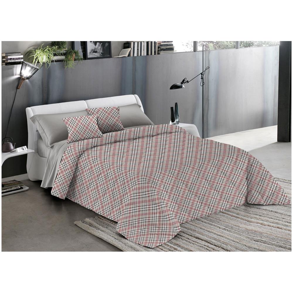 Trapuntino Piumino Estivo Pensieri Delicati Disegno Scotty Scozzese Singolo Beige - Foto 1