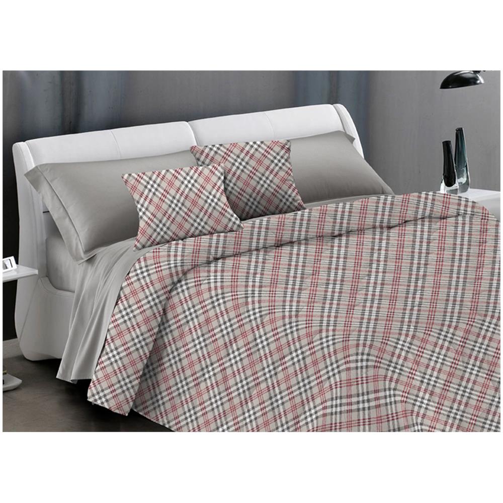 Trapuntino Piumino Estivo Pensieri Delicati Disegno Scotty Scozzese Singolo Beige - Foto 5