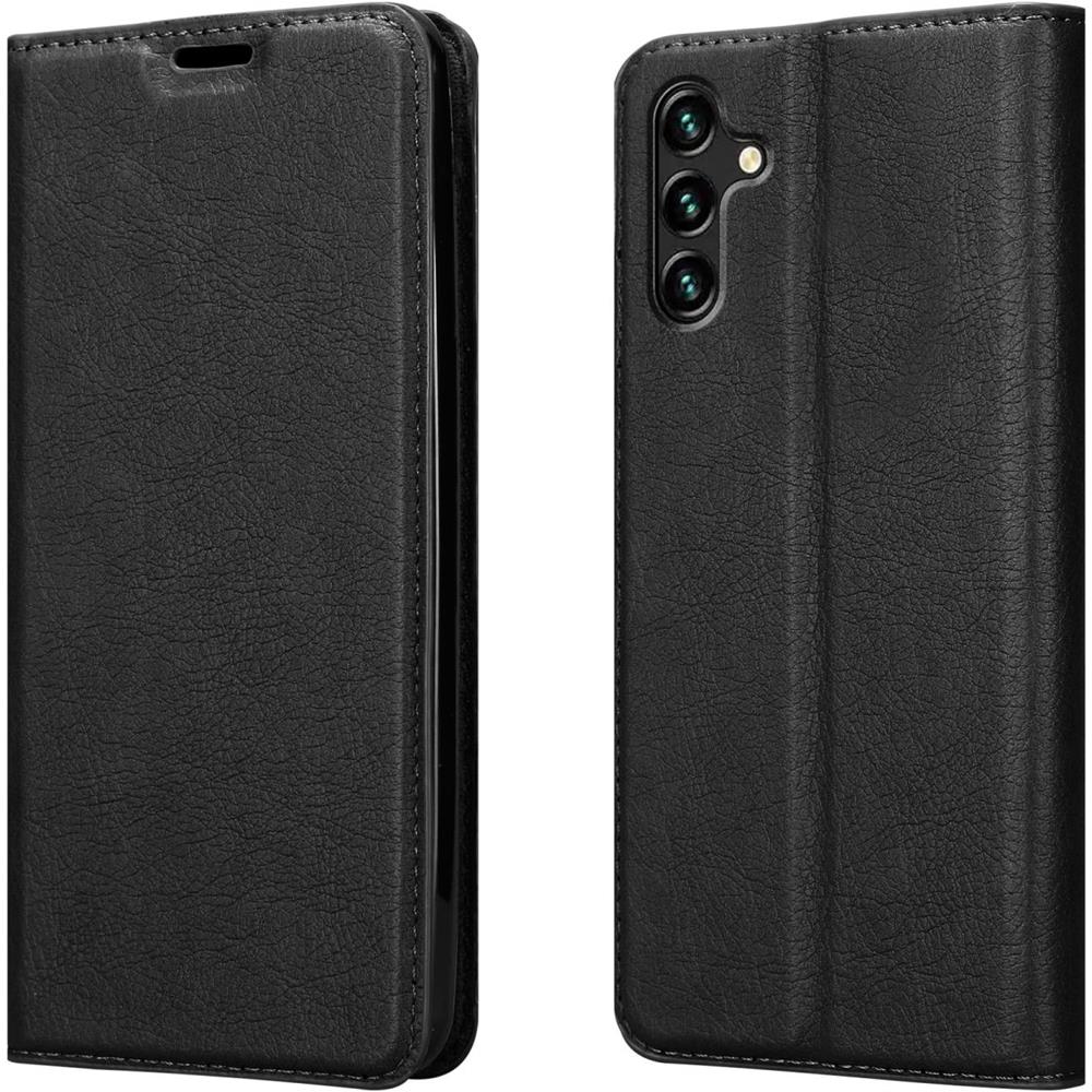 Custodia Compatibile Con Samsung Galaxy A13 5g In Nero Di Notte - Coperchio Protettiva Con Chiusura Magnetica, Funzione Stand E Tasca Per Le Carte - Foto 8