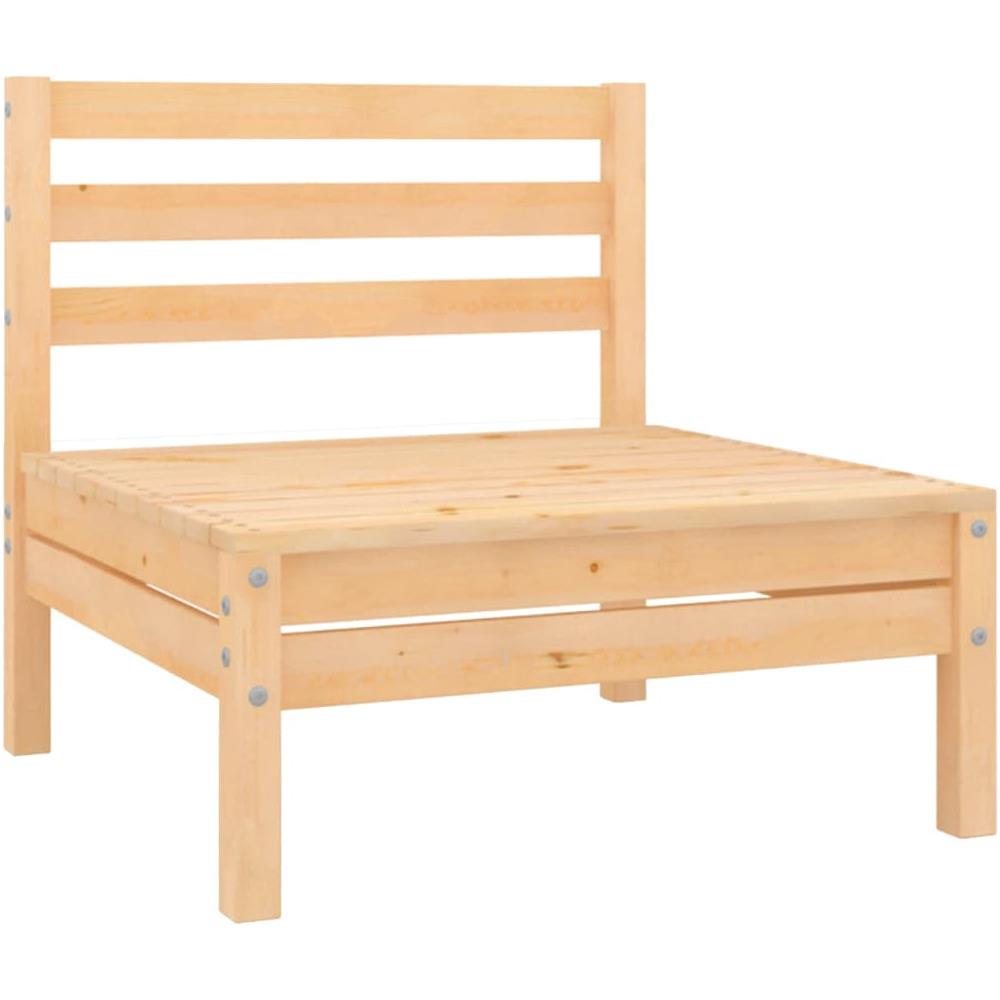 Set Salotto da Giardino 7 pz in Legno Massello di Pino - Foto 3