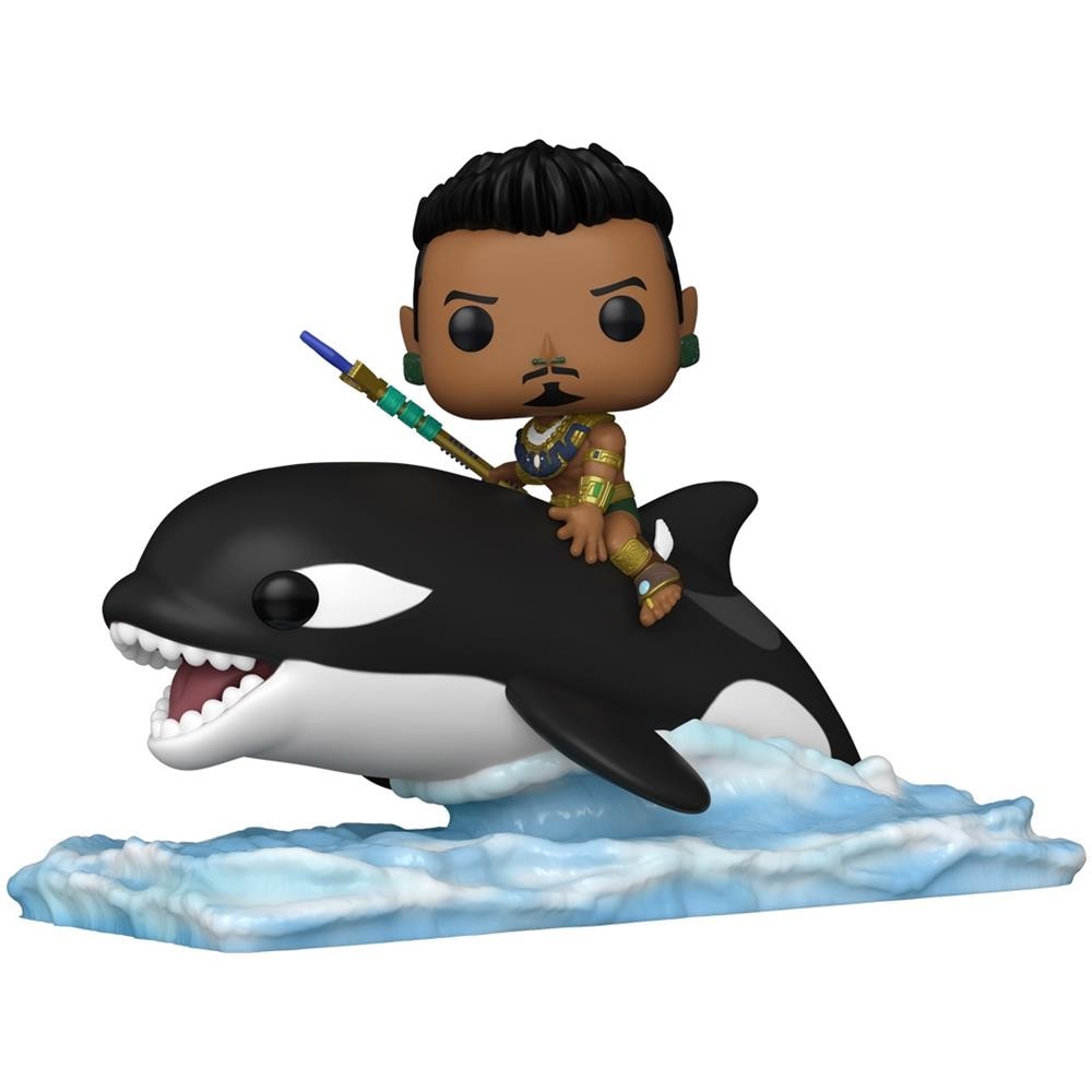 Black Panther: Wakanda Forever Pop! Rides Super Deluxe Vinyl Figure Namor With Orca 15 Cm - Foto 3