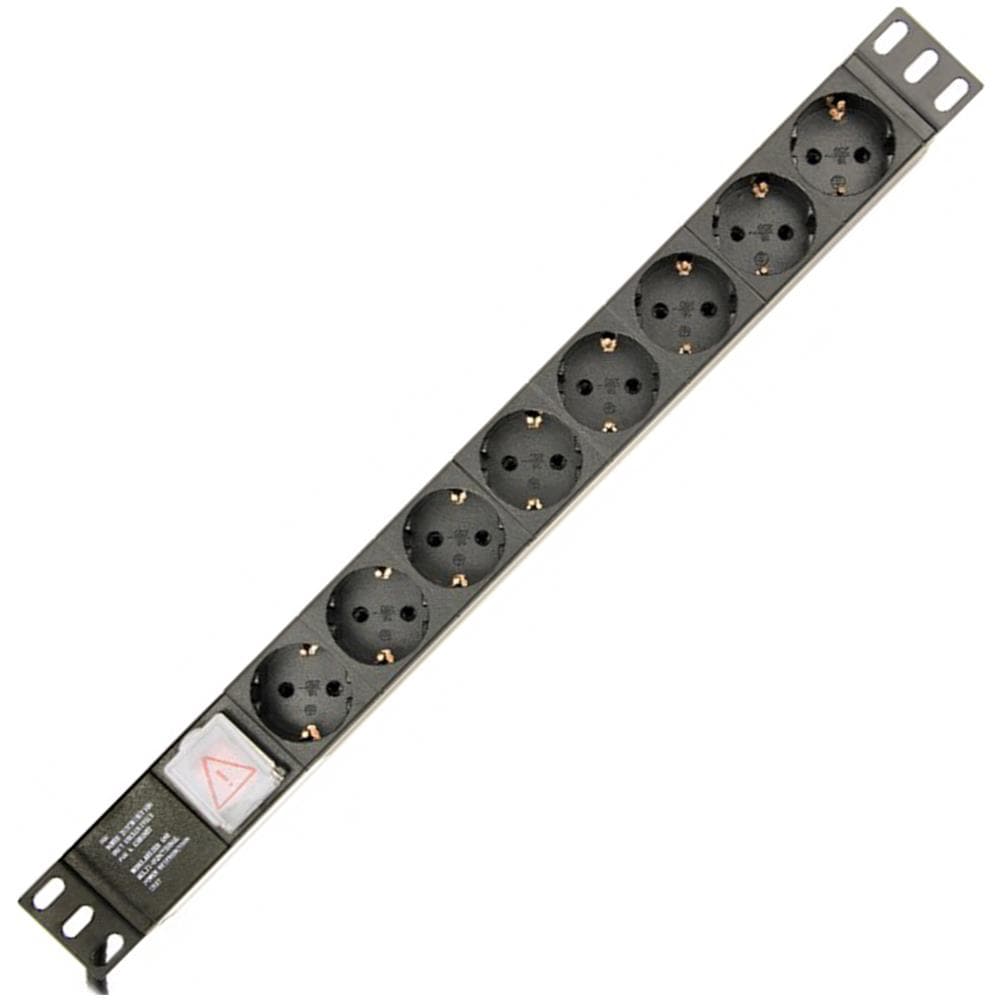 Ciabatta Rack Con 8 Prese Di Corrente Con Interruttore E Cavo Da 3 Metri - Foto 1