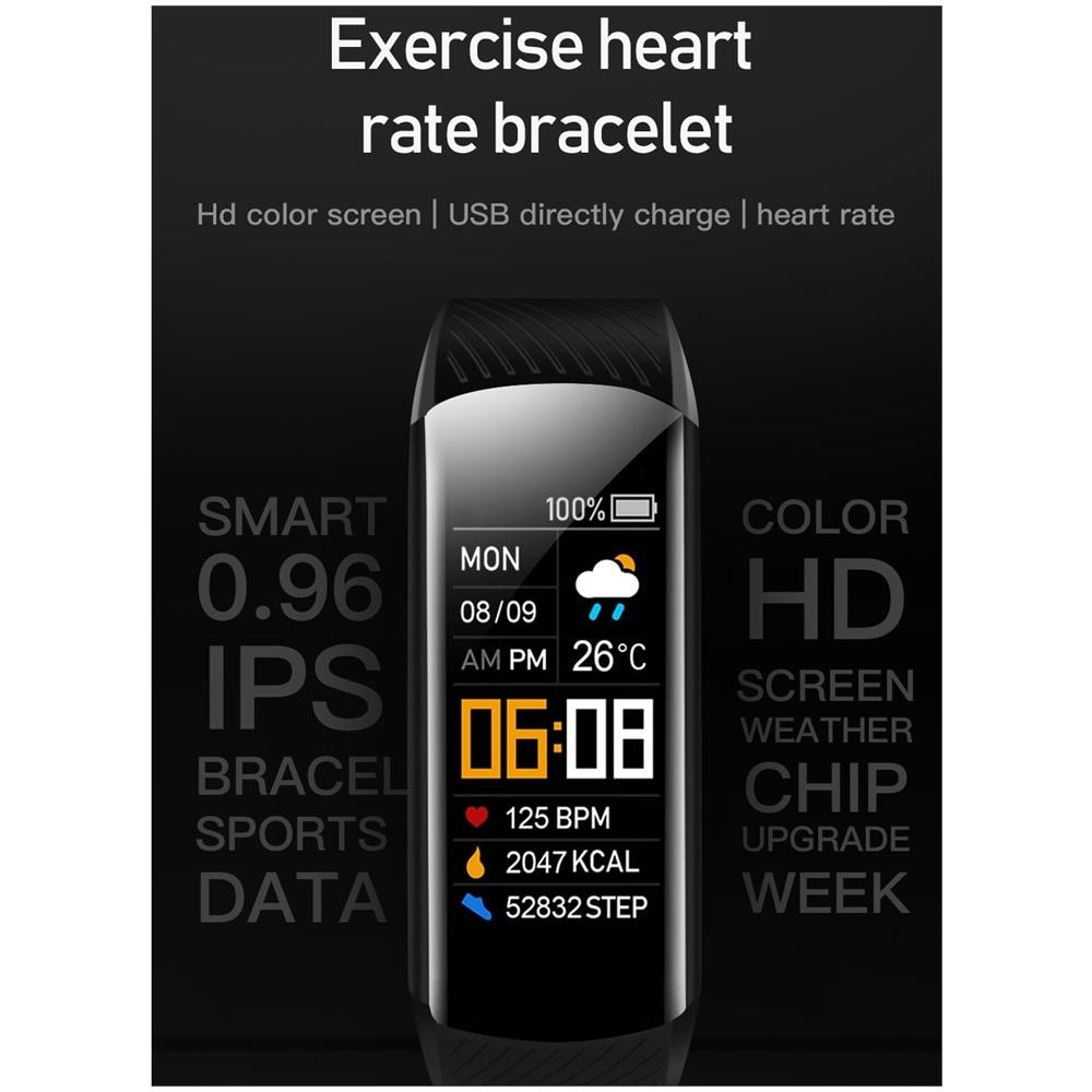 Bracciale Attività / Bracciale Fitness / Cardiofrequenzimetro Darkblue - Foto 8