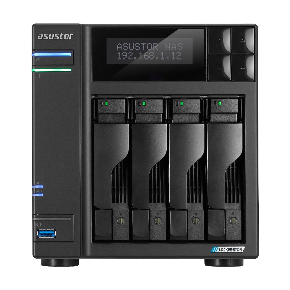 Lockerstor 4 Gen2 AS6704T NAS Desktop 4 Alloggiamenti 4 GB DDR4 Intel Celeron N5105 2x LAN 2,5 GbE - Foto 1