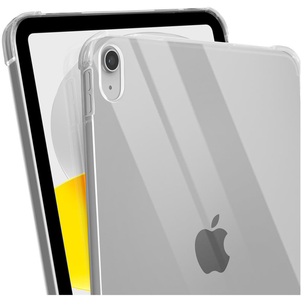 Cover Per Ipad 10.9 2022 / 11 2025 Silicone Flessibile Angoli Rinforzati Akashi Trasparente - Foto 2