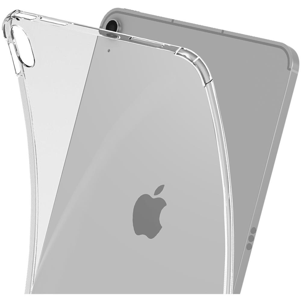 Cover Per Ipad 10.9 2022 / 11 2025 Silicone Flessibile Angoli Rinforzati Akashi Trasparente - Foto 5