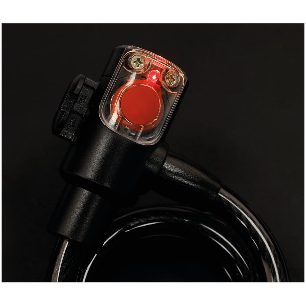Asper, Cavo Antifurto In Acciaio Con Luce Led - ? 12 Mm - 100 Cm - Foto 3