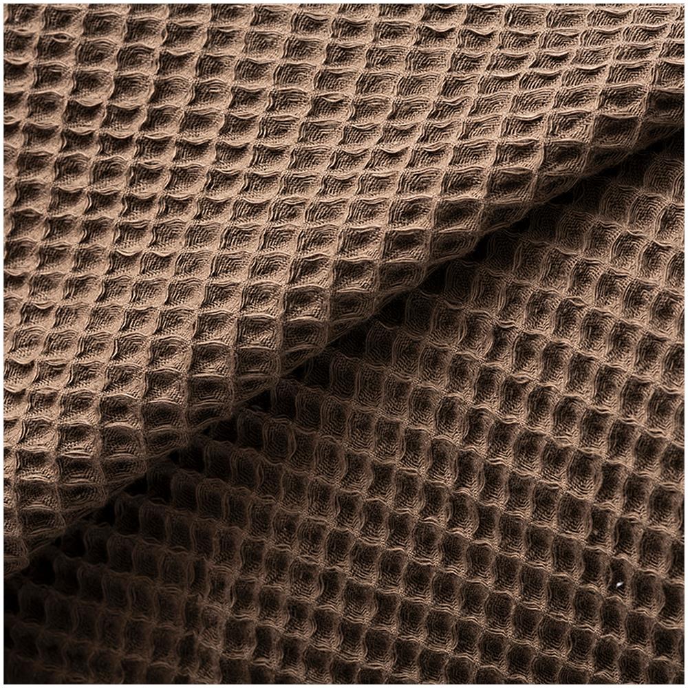 Manta 140x190cm 200gsm 100% Cotone Marrone Tevere - Foto 2