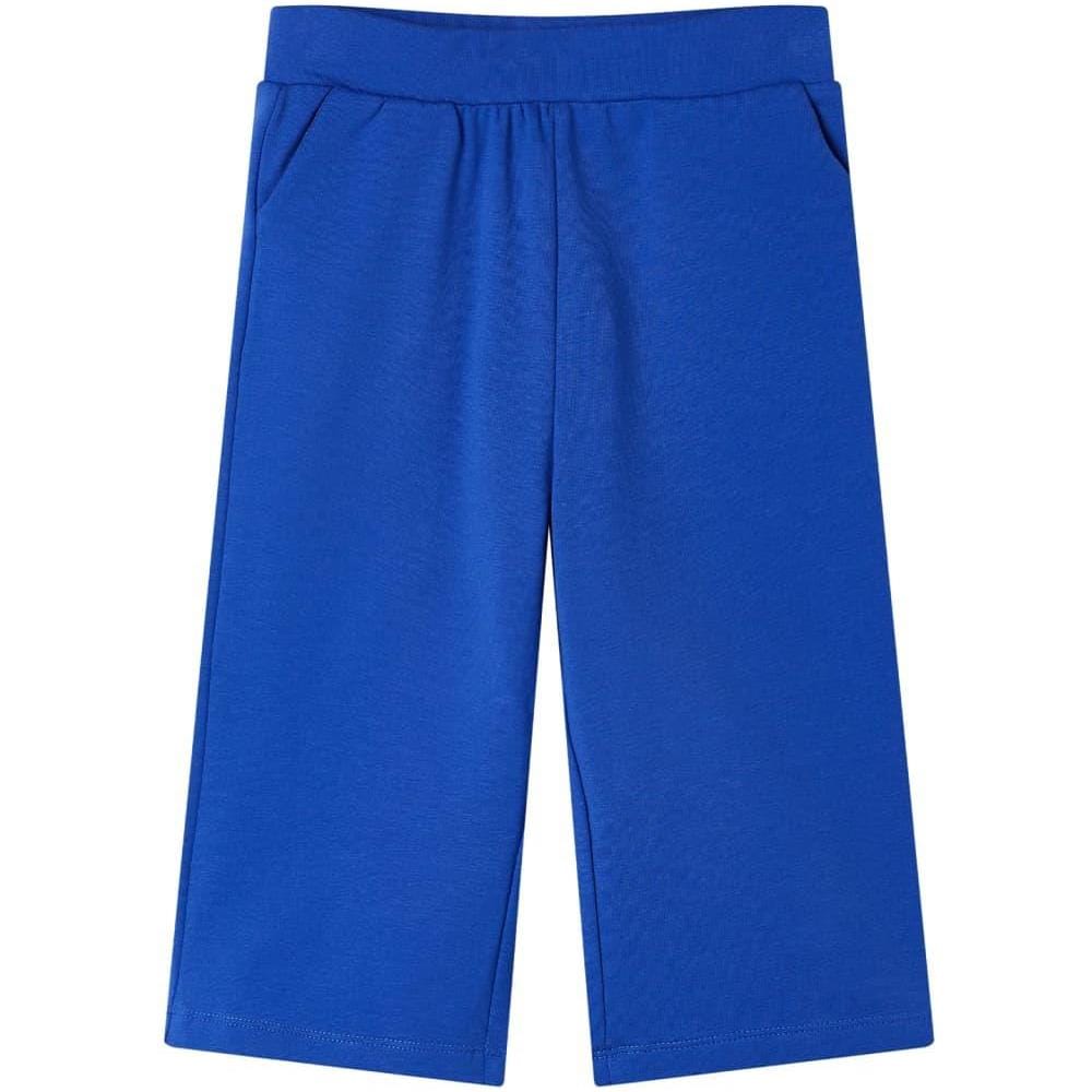 Pantaloni per Bambini a Gamba Larga Blu Cobalto 116 - Foto 1