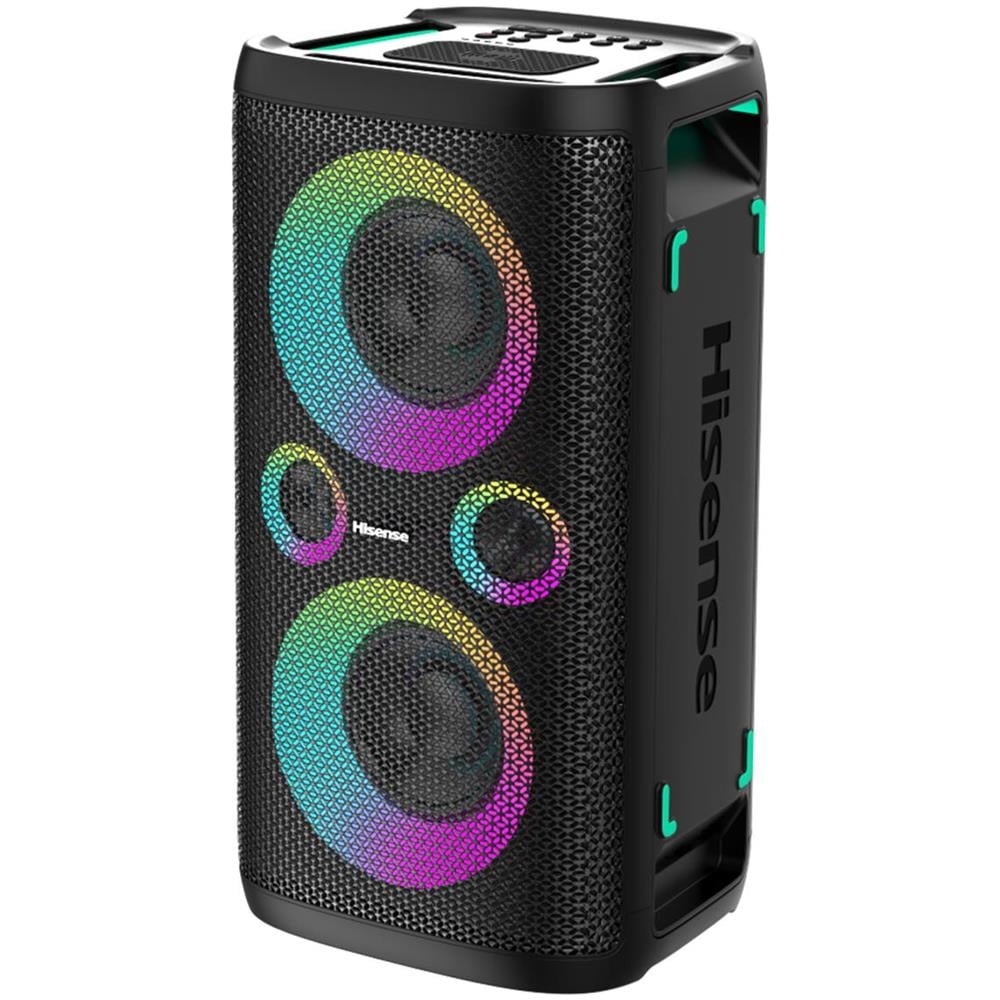 PARTY BOX 300W BT 12H AUT RIC WIRELESS 2 MIC - Foto 1